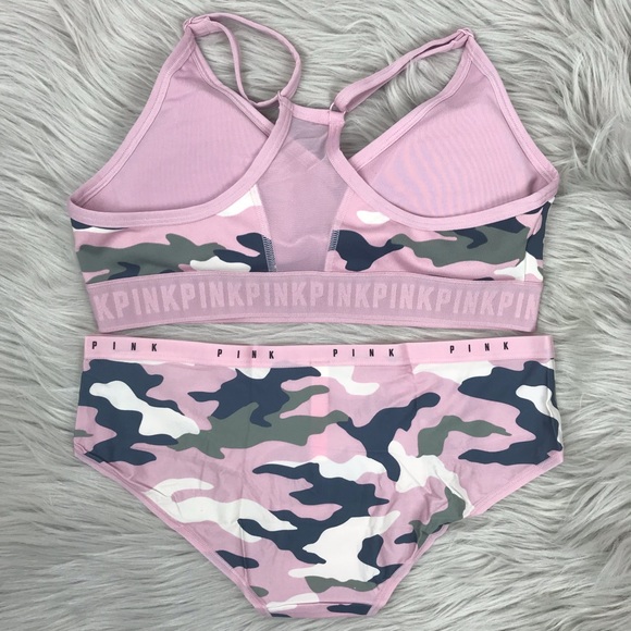 VS Pink Sports Bra and Panty Matching Set - Picture 2 of 2